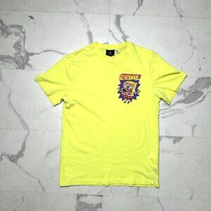 H&M x SpongeBob “So Square” Neon Yellow Tee | Men’s M 🧽